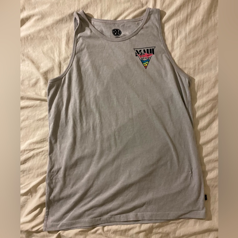 Maui and Sons Gray Athletic Tank Top